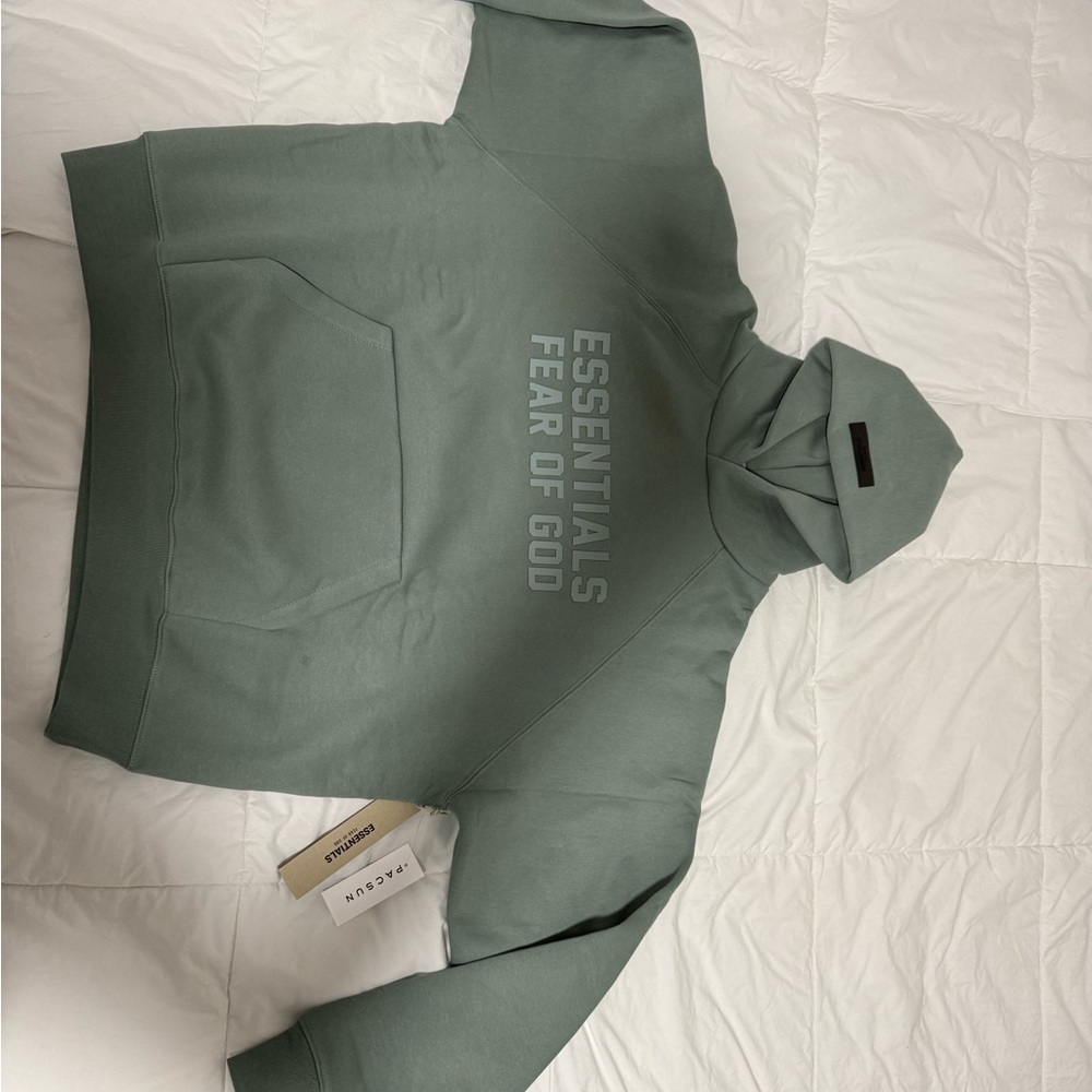 Essentials Green Hoodie Sweater